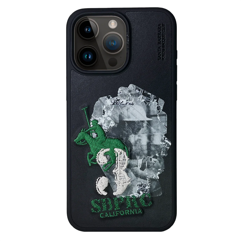iPhone 15 Pro Marcus Series Genuine Santa Barbara Leather Case