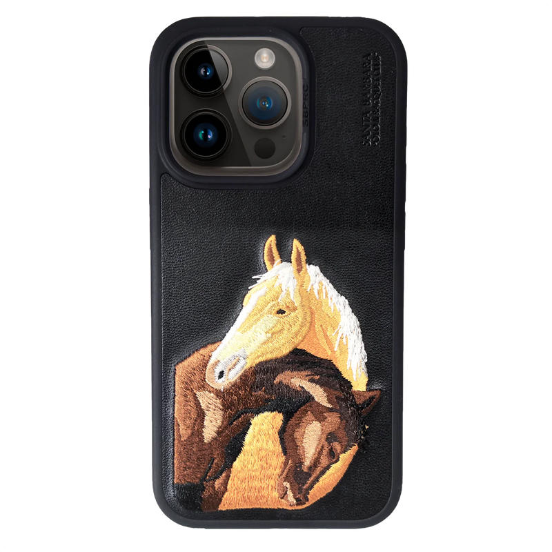 iPhone 15 Pro Max Isidor Series Genuine Santa Barbara Leather Case