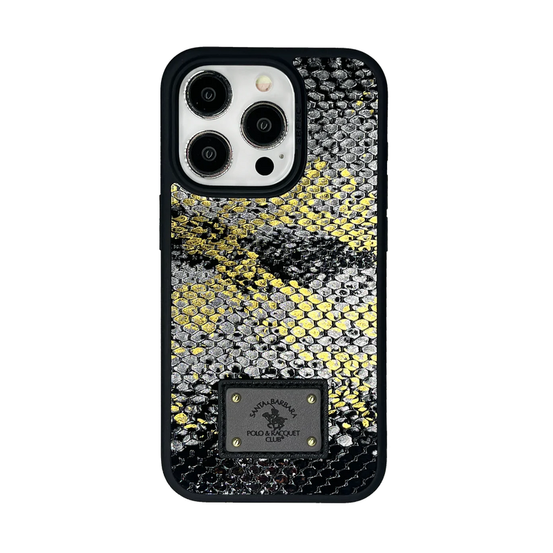 iPhone 15 Pro Sagar Series Genuine Santa Barbara Leather Case