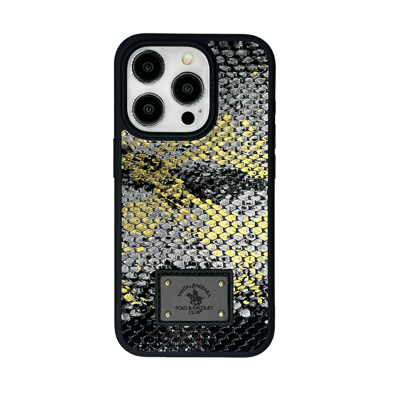 iPhone 15 Pro Max Sagar Series Genuine Santa Barbara Leather Case