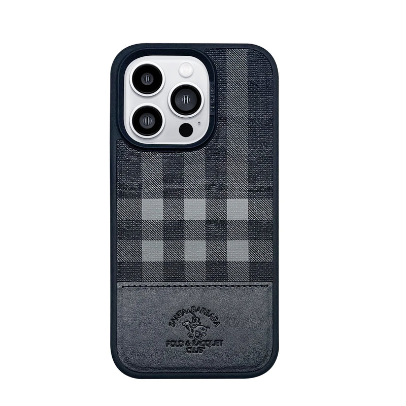 iPhone 15 Pro Max Cyril Series Genuine Santa Barbara Leather Case