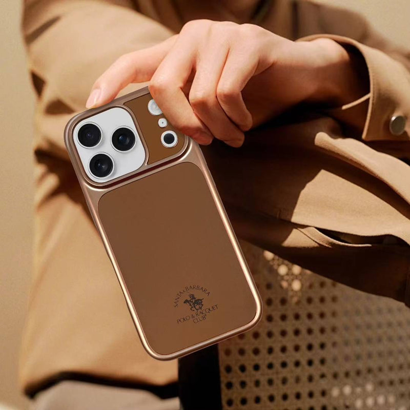iPhone 17 Pro Max Lucas Series Genuine Santa Barbara Leather Case