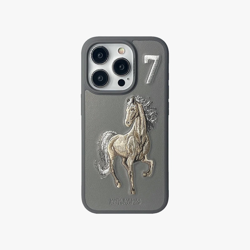 iPhone 16 Pro Max Boris Series Genuine Santa Barbara Leather Case