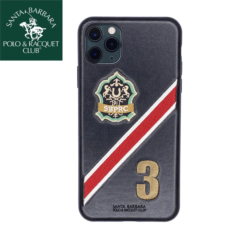 Santa Barbara Third Genuine Leather Case for iPhone 11 Pro Max Red
