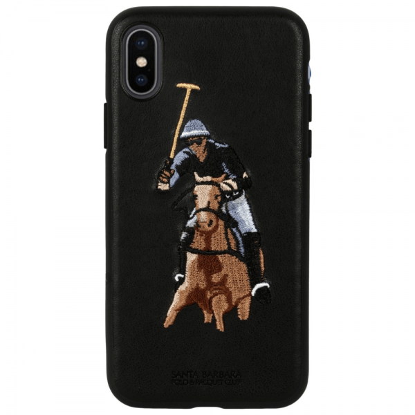 iPhone XR Jockey Series Genuine Santa Barbara Leather Case