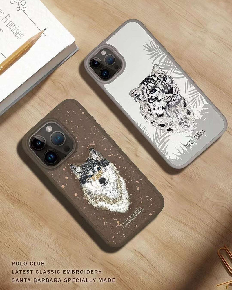 iPhone 15 Series Savanna Series Genuine Santa Barbara Leather Case