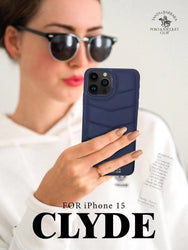 iPhone 15 Pro Max Clyde Series Genuine Santa Barbara Leather Case