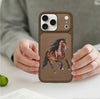 iPhone 17 Pro Boris Series Genuine Santa Barbara Leather Case