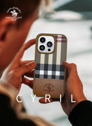 iPhone 15 Pro Max Cyril Series Genuine Santa Barbara Leather Case