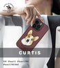 iPhone 15 Pro Max Curtis Series Genuine Santa Barbara Leather Case