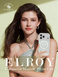 iPhone 17 Pro Max Elroy Series Genuine Santa Barbara Leather Case