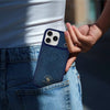 iPhone 17 Pro Max Knight Series Genuine Santa Barbara Leather Case
