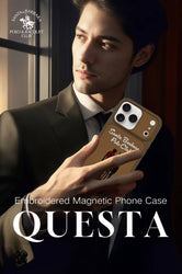 iPhone 17 Pro Max Questa Series Genuine Santa Barbara Leather Case
