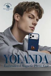 iPhone 17 Pro Max Yolanda Series Genuine Santa Barbara Leather Case