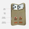 iPhone 17 Pro Yolanda Series Genuine Santa Barbara Leather Case