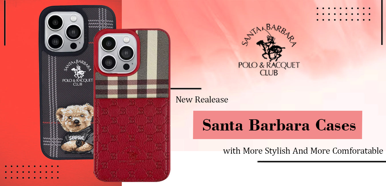 Santa Barbara Polo & Racquet Club ® Luxury Plaid Series Leather Case f –  Casetrend