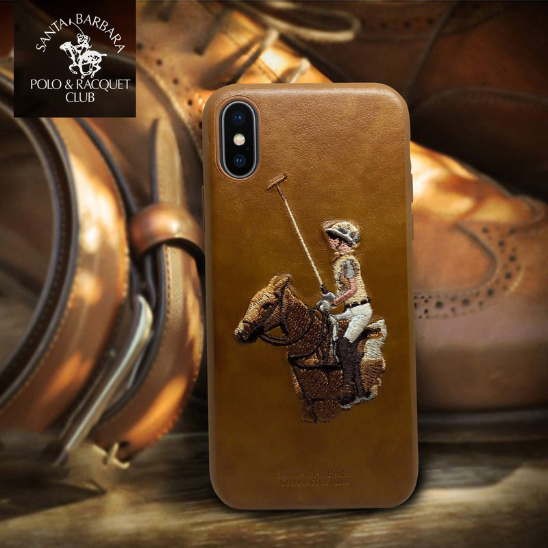 iPhone 7 Jockey Series Genuine Santa Barbara Leather Case – Santa