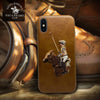 iPhone 8 Plus Jockey Series Genuine Santa Barbara Leather Case