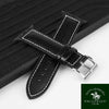 iWatch Campbell Series Genuine Santa Barbara Leather Strap - Black