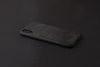 iPhone XS Max Ravel Series Genuine Santa Barbara Leather Case - Black