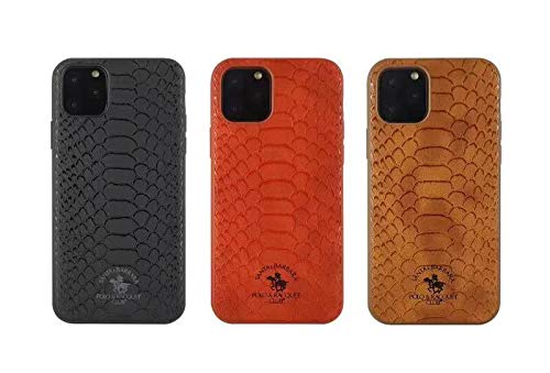 iPhone 11 Knight Series Genuine Santa Barbara Leather Case