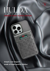 iPhone 13 Pro Max Hulda Series Genuine Santa Barbara Leather Case