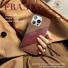 iPhone 13 Pro Franco Series Genuine Santa Barbara Leather Case