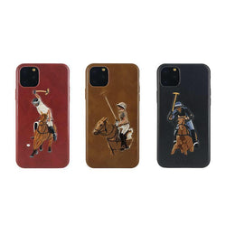 iPhone 11 Pro Jockey Series Genuine Santa Barbara Leather Case