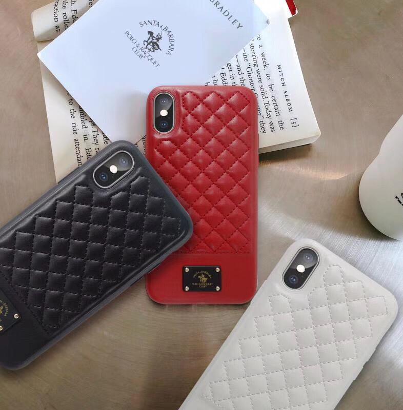 iPhone XS Max Bradley Series Genuine Santa Barbara Leather Case - White