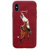 iPhone 8 Plus Jockey Series Genuine Santa Barbara Leather Case
